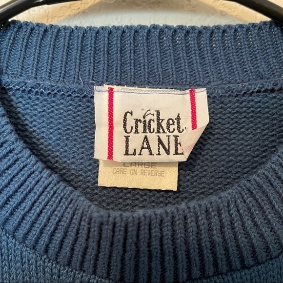 Vintage Floral Knit Short Sleeve Sweater size medium - Picture 4 of 5